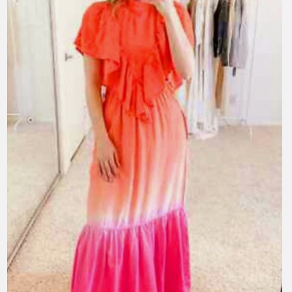 Young Fabulous & Broke Vibrant Ombre Maxi Dress